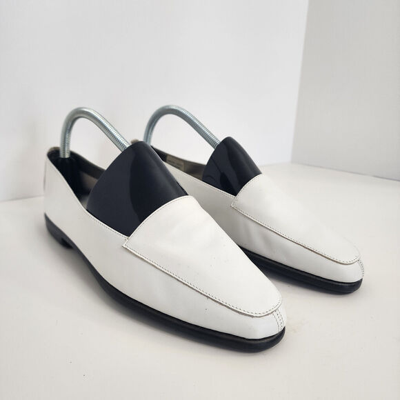 AEROSOLES Shoes - Aerosoles Leather White Loafers Women's Size 10